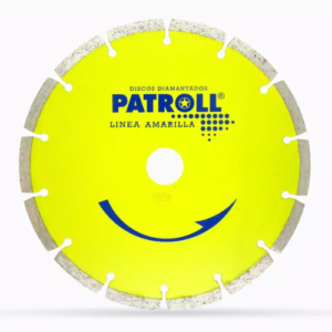 Disco PATROLL Línea Amarilla Segmentados de 115mm